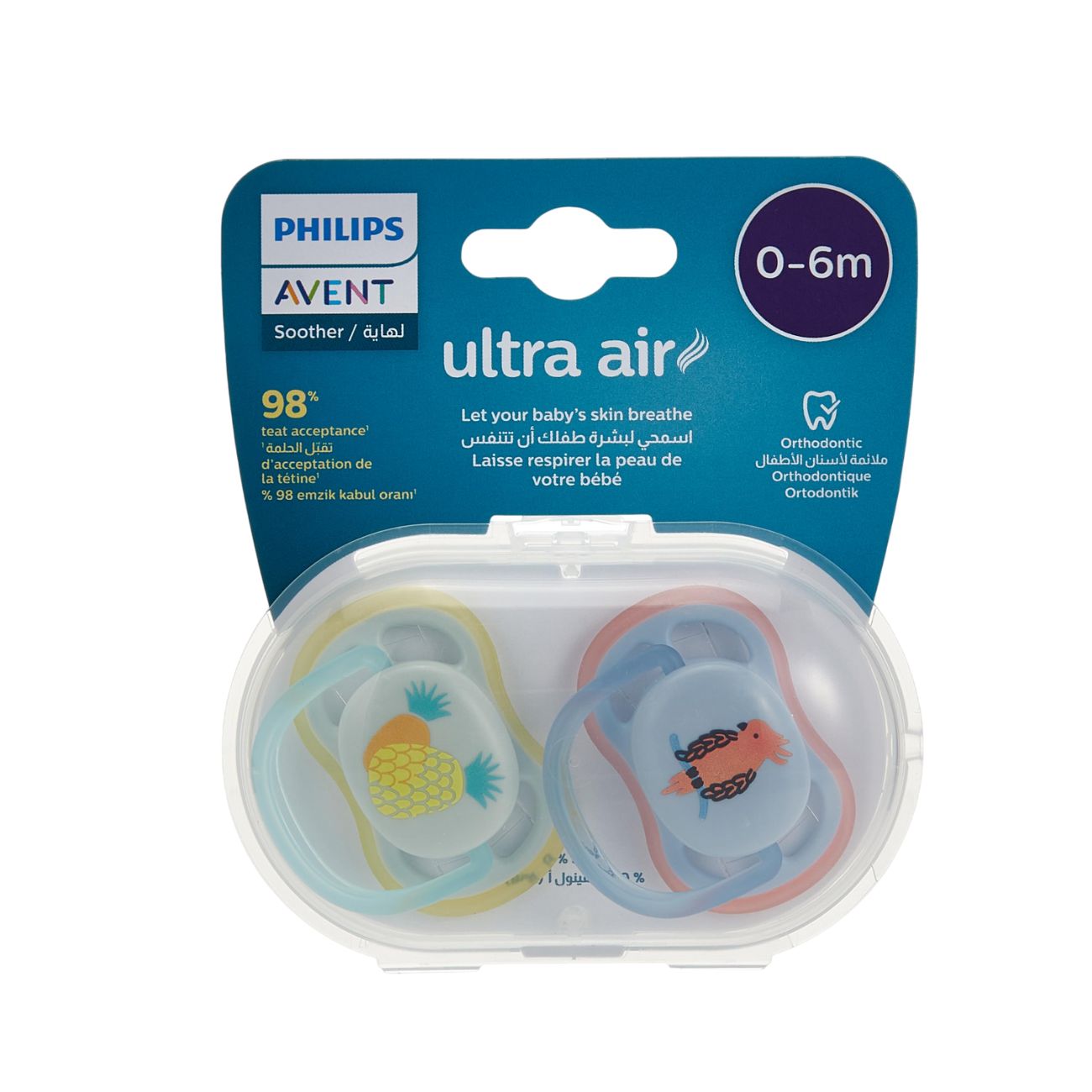 Ultra Air Deco Mix Soother 0-6M