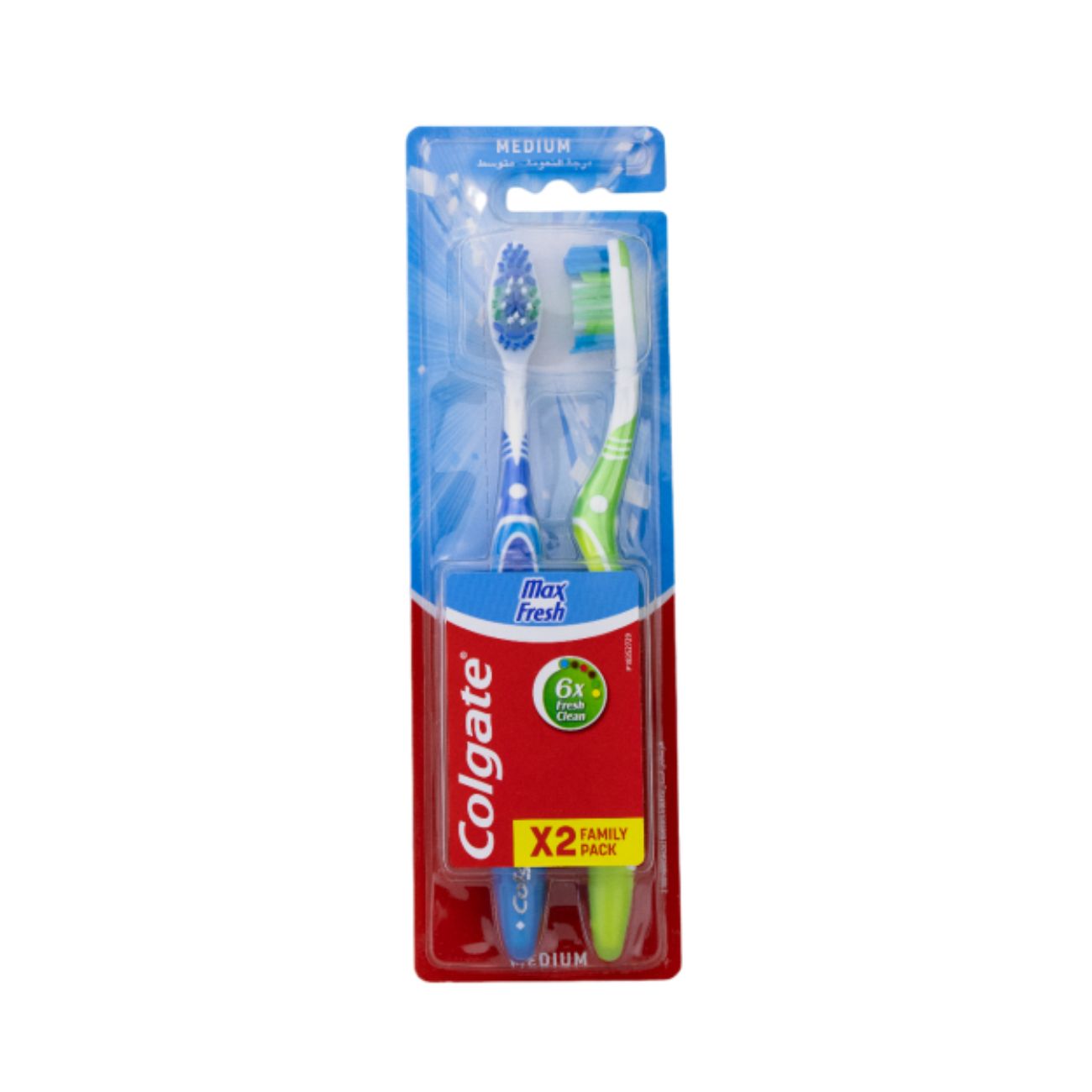 Maxfresh Family Medium Toothbrush- Pack of 2