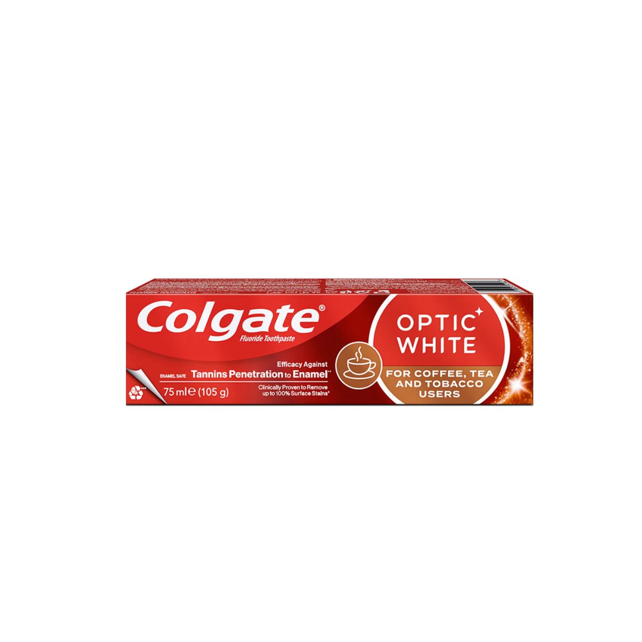 Toothpaste Optic White Coffee Tea Tobacco Users
