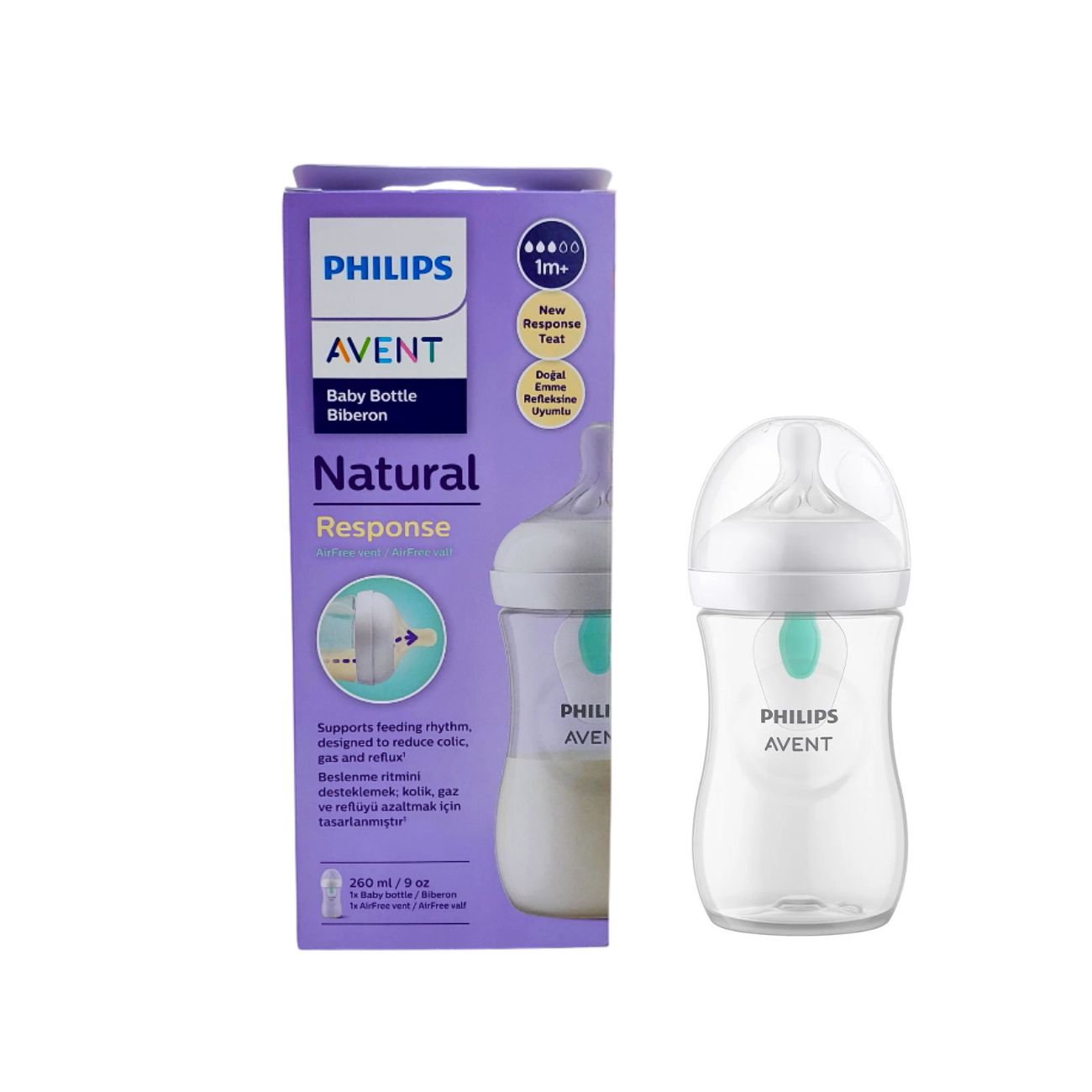 Natural Response 1M+ Bottle - Air Free Valve