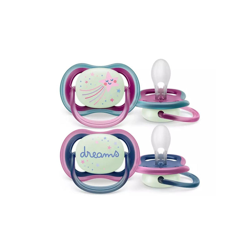 Ultra Air Nighttime Soother For Girls 6-18M