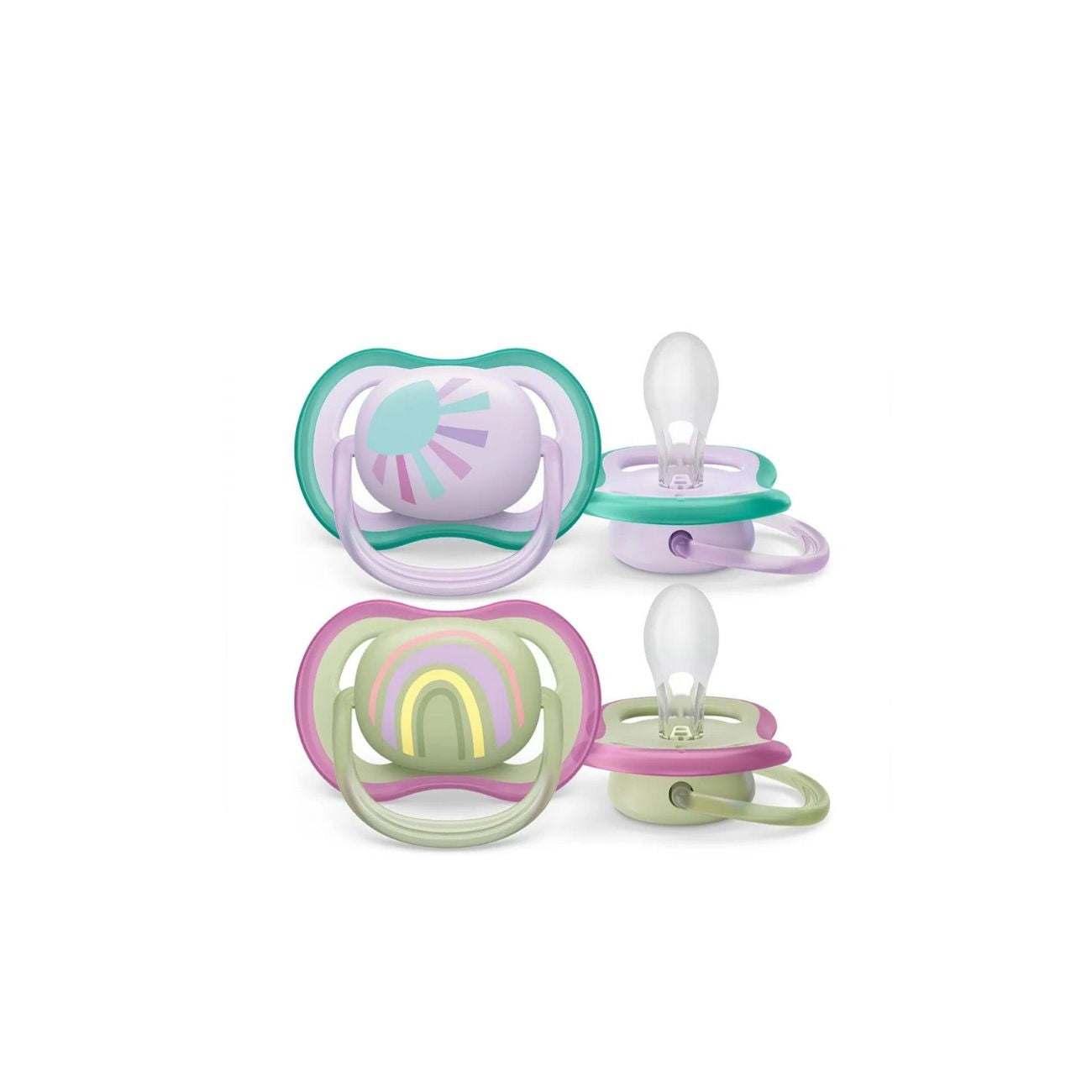 Ultra Air Rainbow Soother For Girls 0-6M