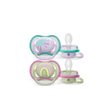 Ultra Air Rainbow Soother For Girls 0-6M