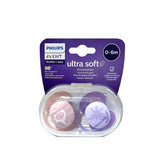Ultra Soft Deco Soother For Girls 0-6M