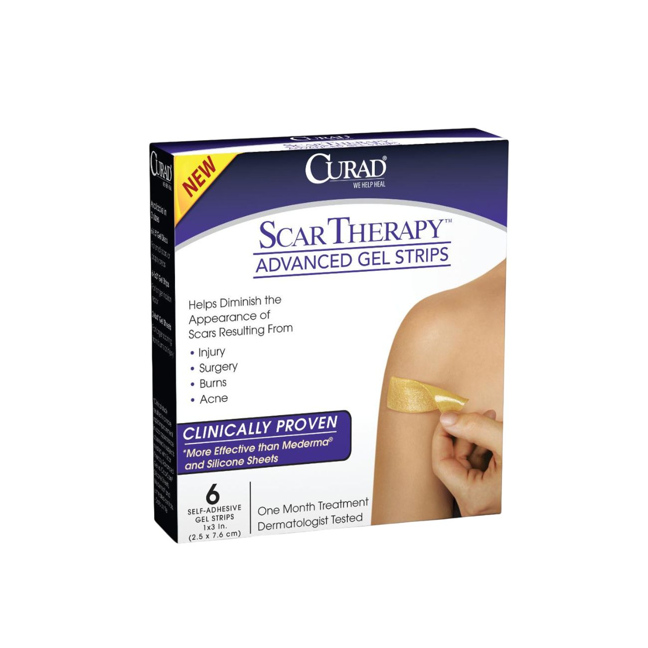 Advanced Scar Therapy Gel Strips
