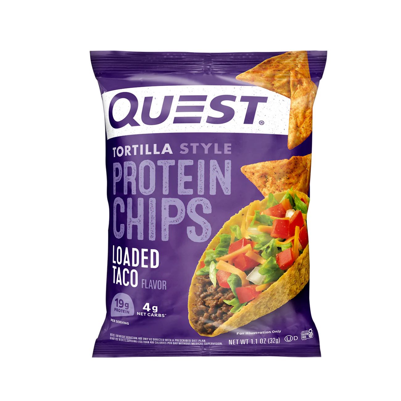 Loaded Taco Protein Chips