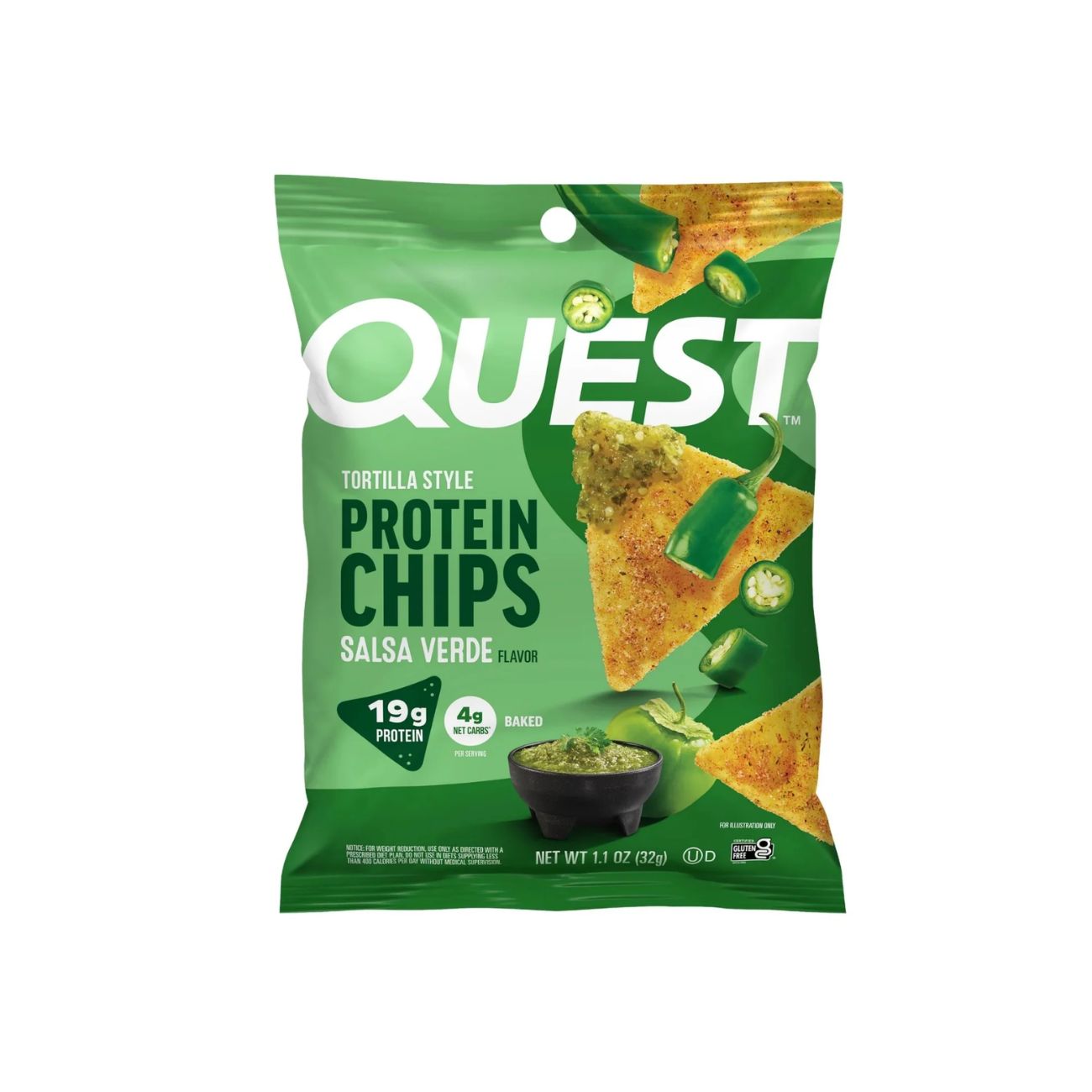 Salsa Verde Protein Chips