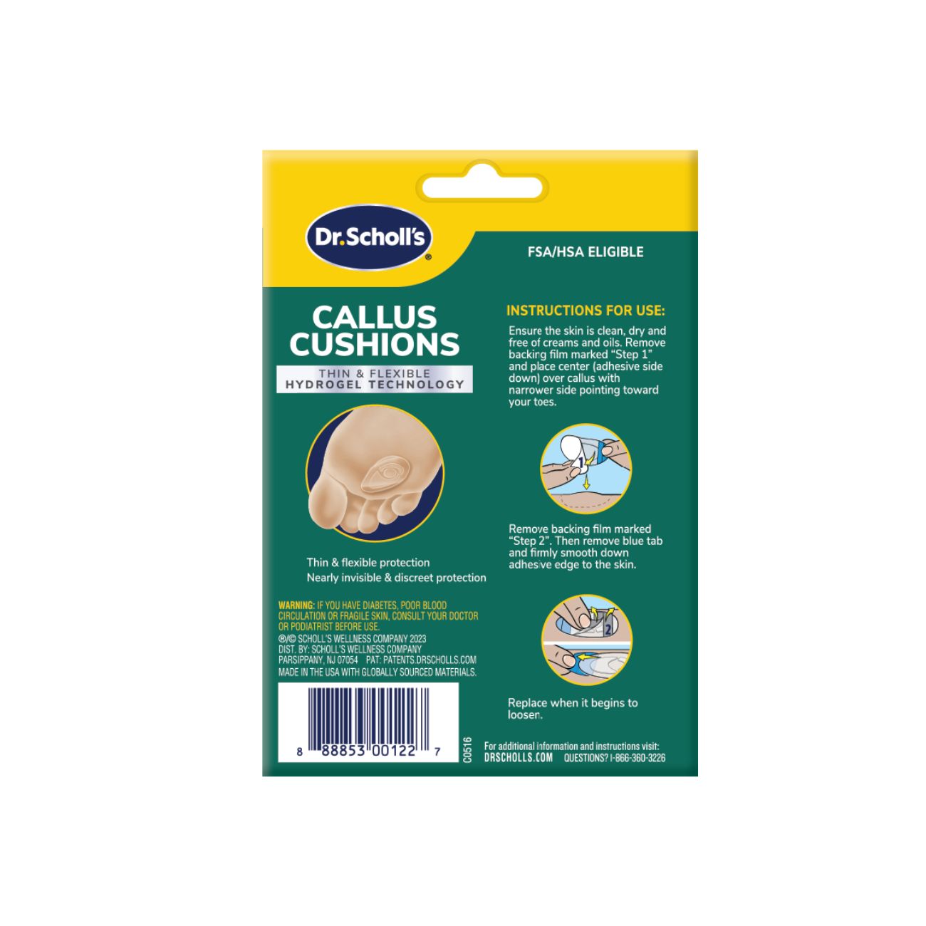 Callus Cushions Hydrogel