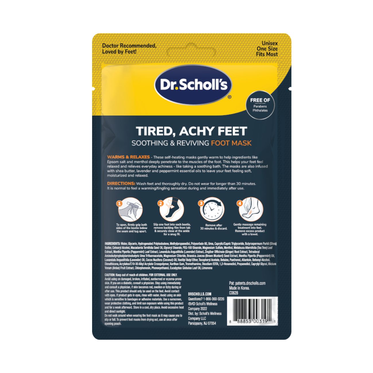 Tired Achy Feet Foot Mask