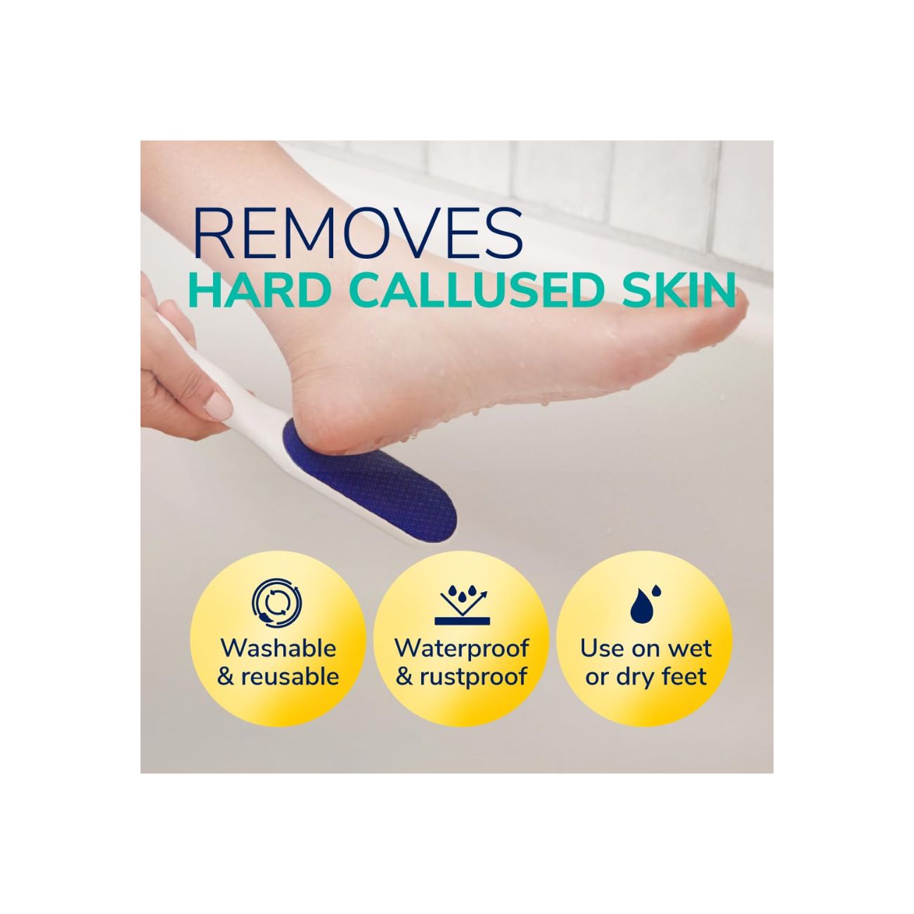 Hard Skin Remover Glass Foot File