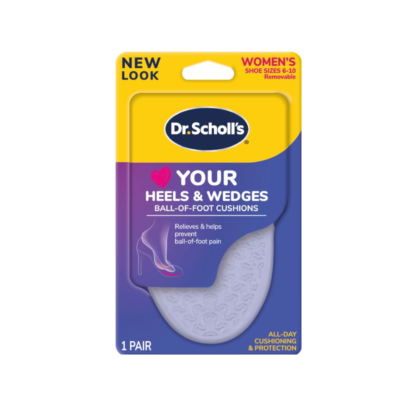 Heel & Wedges Ball PF Gel Foot Cushions Women