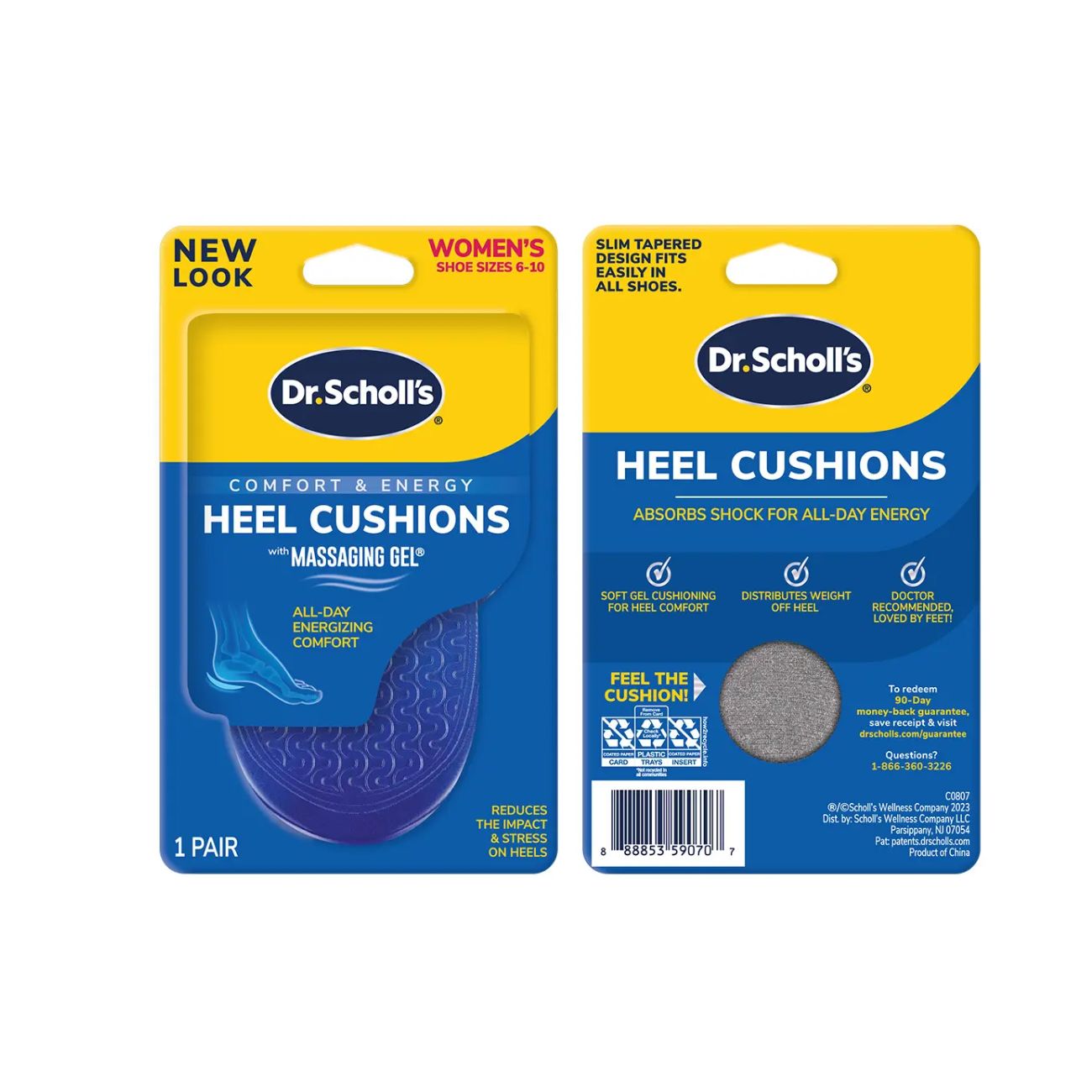 Gel Heel Cushions Women