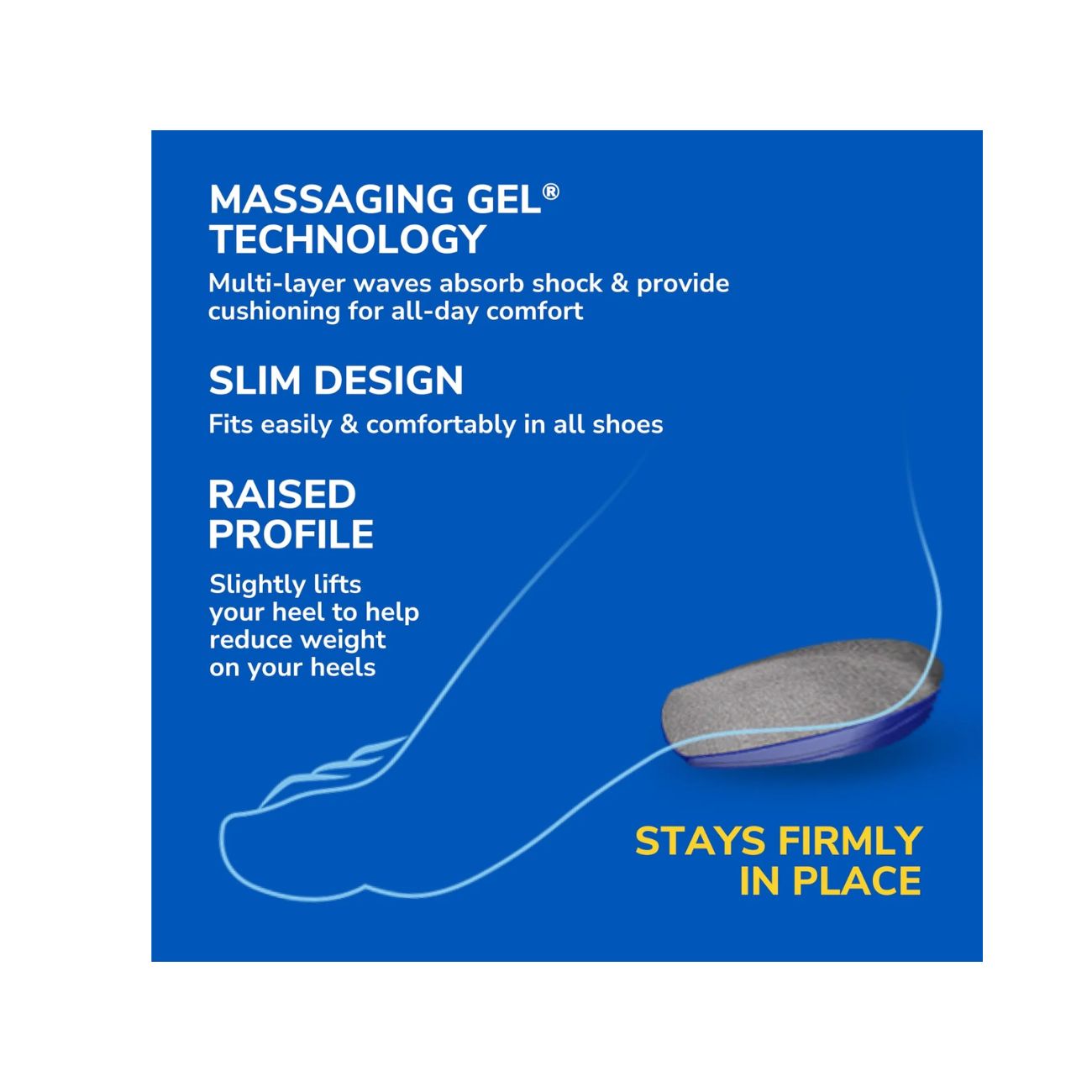 Gel Heel Cushions Men