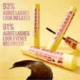 The Colossal Bubble Washable Mascara, Buildable Mascara Volume and Length Formula for Bold, Separated Lashes