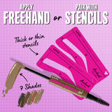 Zero to Brow Longwear Brow Gel, Transfer-resistant, fade-resistant, and smudge-resistant (Vegan)