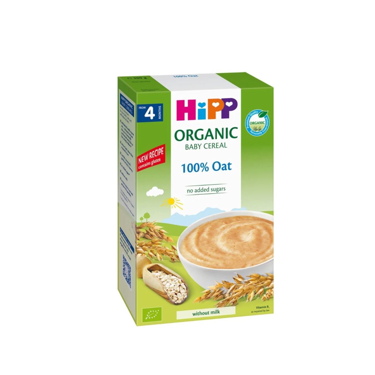 Baby Organic Cereal Oat Without Milk 4M+