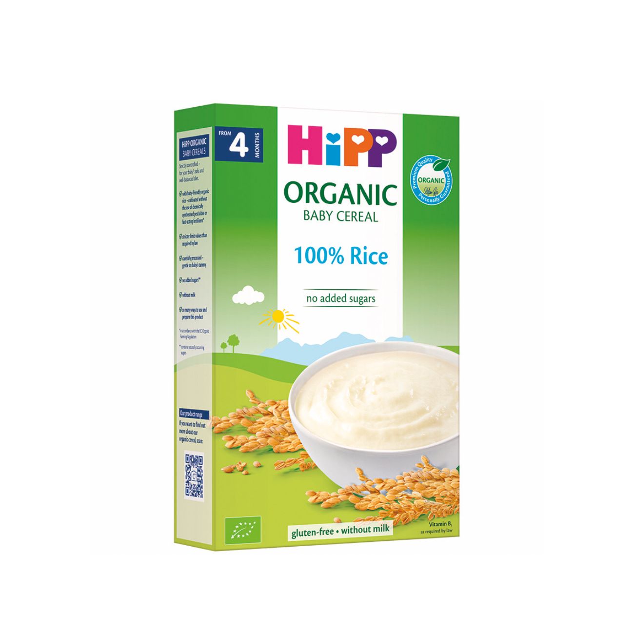 Gluten Free Organic Cereal Rice Without Milk 4M+