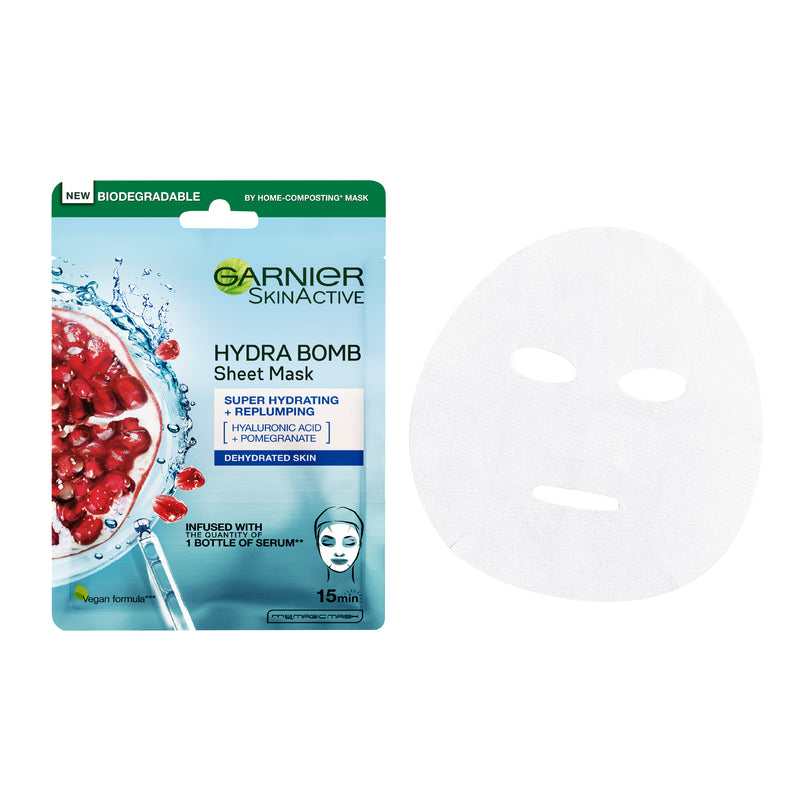 Hydra Bomb Pomegranate Super-Hydrating & Replumping Tissue Mask for Dehydrated Skin