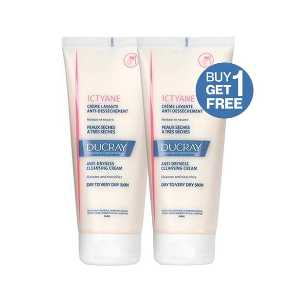 Ictyane Cleansing Shower Cream - Face and Body - Pack Of 2