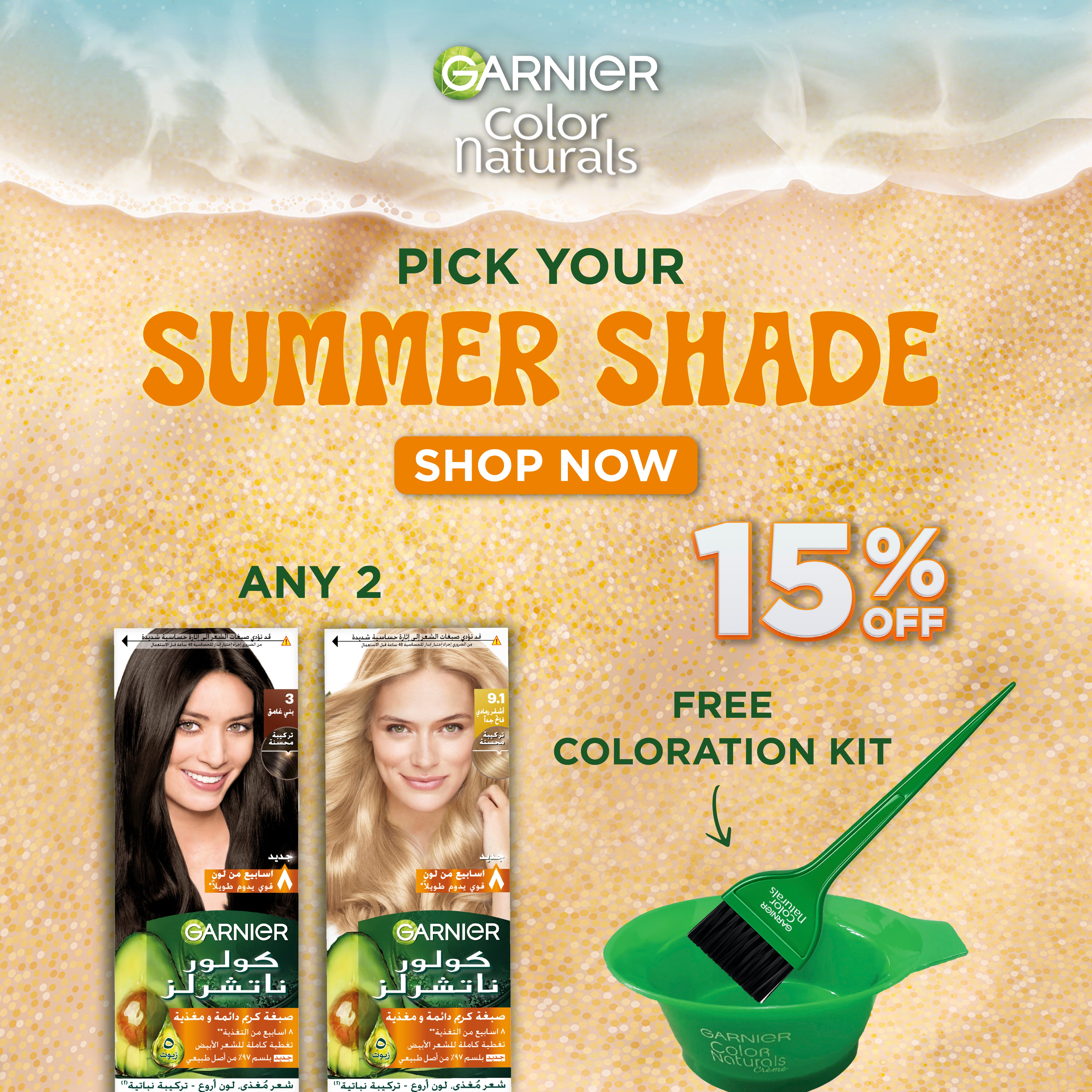 Garnier Color Naturals Nourishing Permanent Hair Color Duo