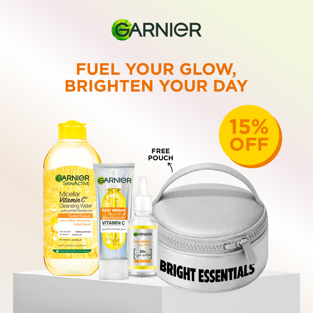 Fast Bright Serum Cleanser, Vitamin C Micellar Water & Active Fast Bright Day Serum offer