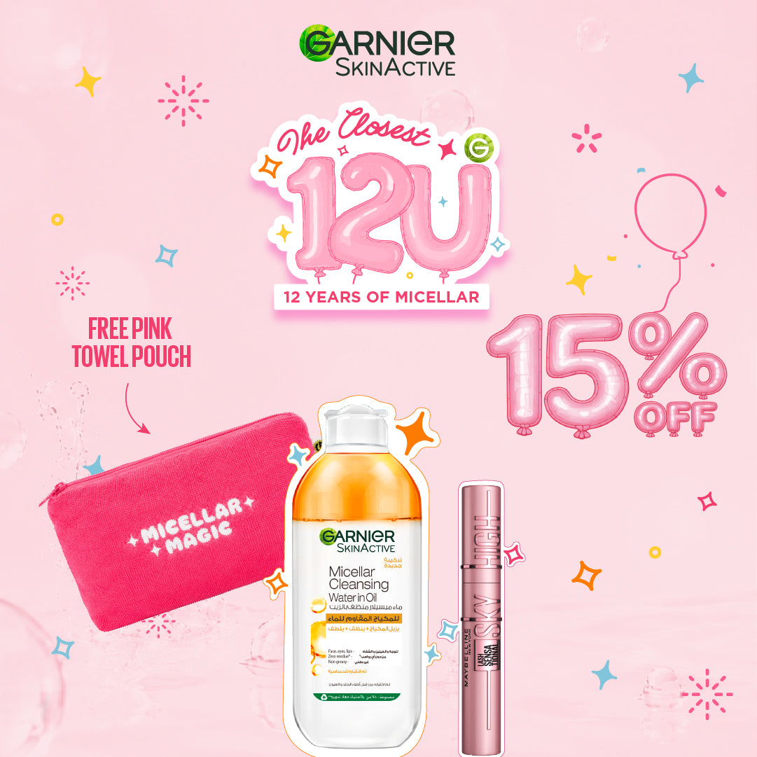Micellar Water Oil-Infused Makeup Remover & Lash Sensational Sky High Mascara Duo