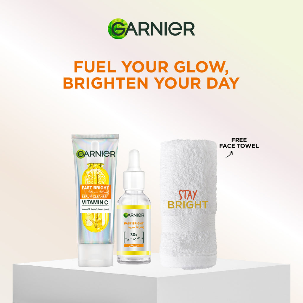 Fast Bright Serum Cleanser & Skin Active Fast Bright Vitamin C Day Serum