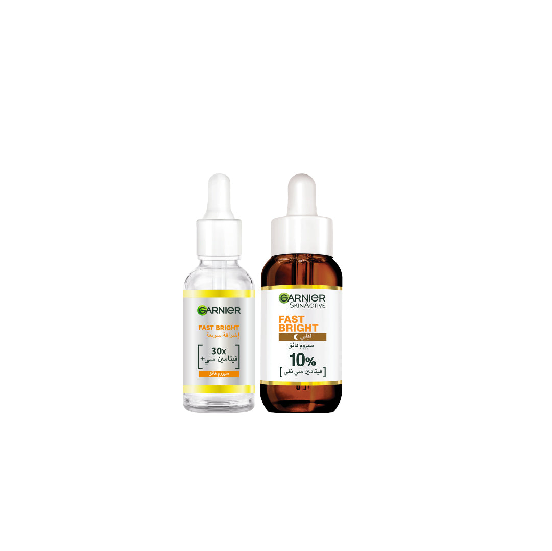 Skin Active Fast Bright Day Serum & Fast Bright Overnight Serum Duo
