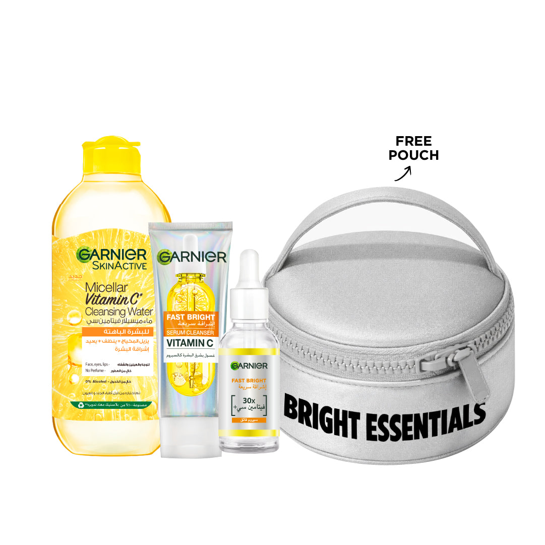 Fast Bright Serum Cleanser, Vitamin C Micellar Water & Active Fast Bright Day Serum offer