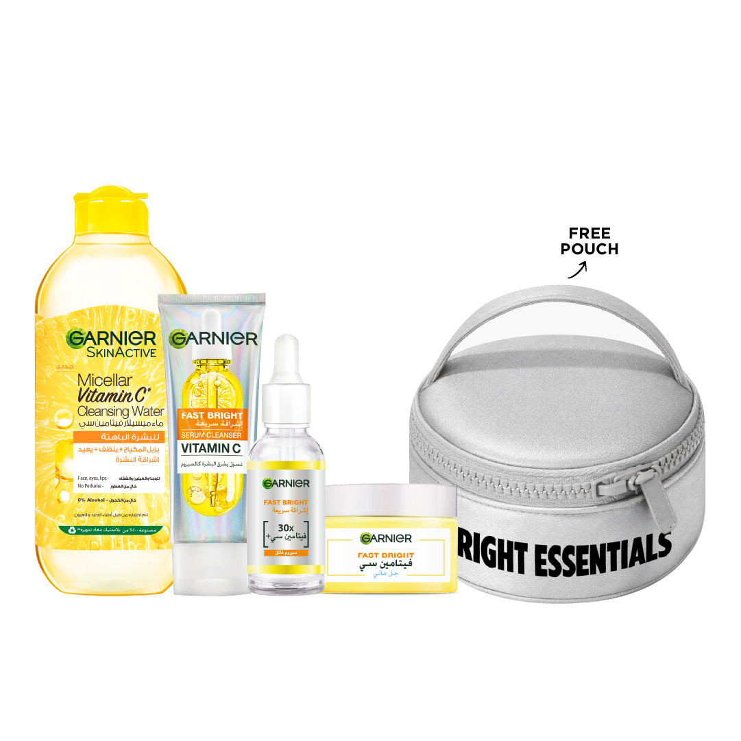 Fast Bright Micellar, Serum Cleanser + Fast Bright Serum Vit C  & Water Gel Offer