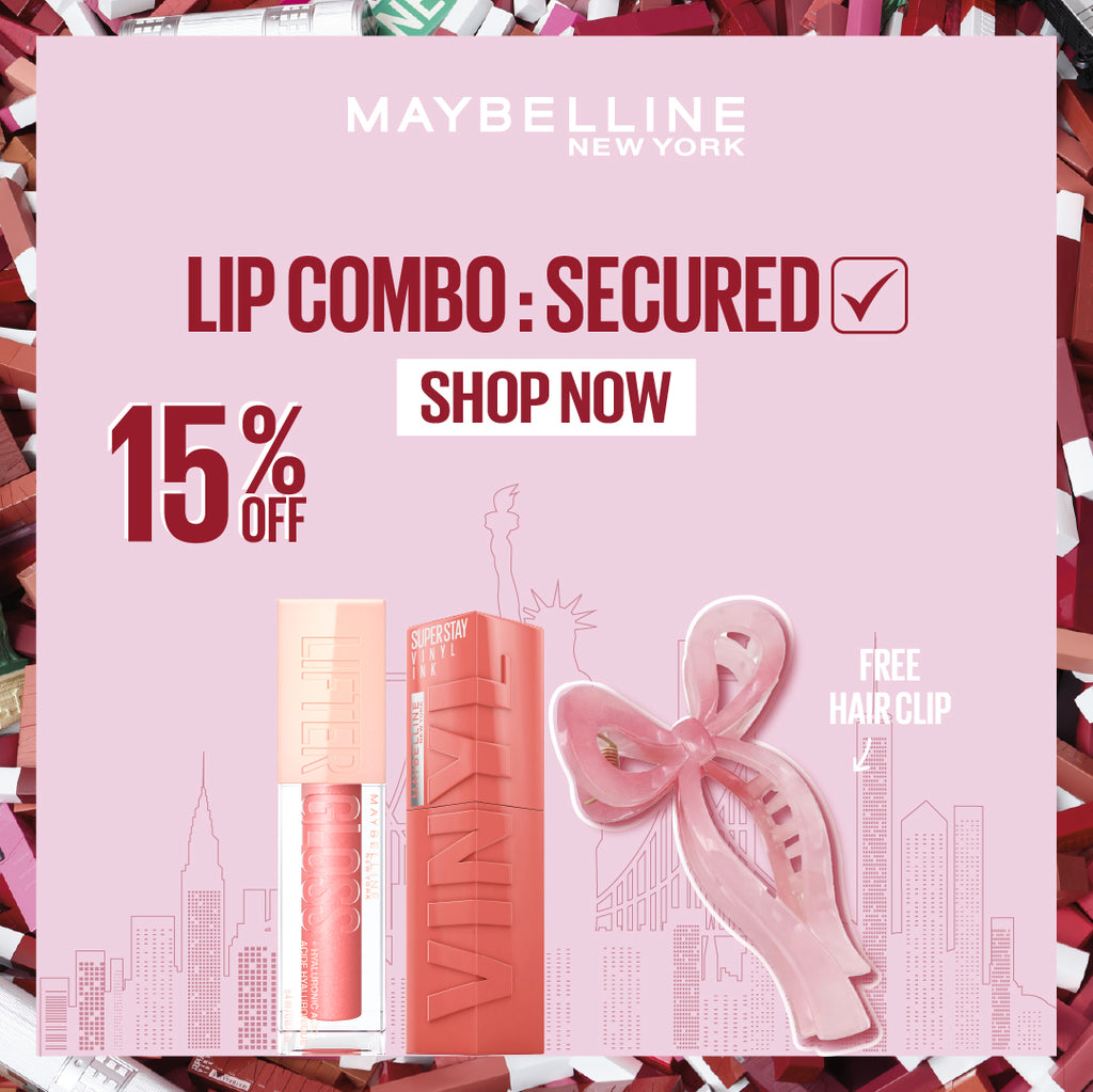 Lifter Gloss Lip Gloss  & Super Stay Vinyl Nude Shock Duo