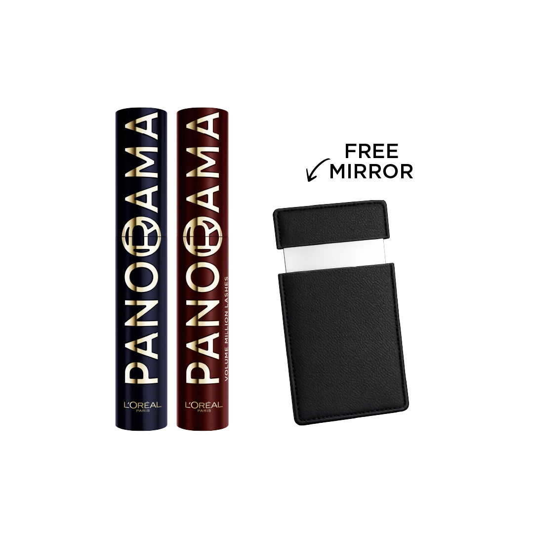 Voluminous Panorama Mascara Bleu & Bordeaux Duo
