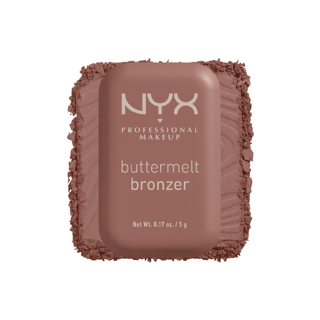 Buttermelt Bronzer, Powder Bronzer, 12 HR Wear, Fade Resistant & Transfer Resistant, Buildable, Vegan
