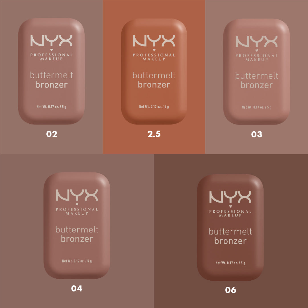 Buttermelt Bronzer, Powder Bronzer, 12 HR Wear, Fade Resistant & Transfer Resistant, Buildable, Vegan