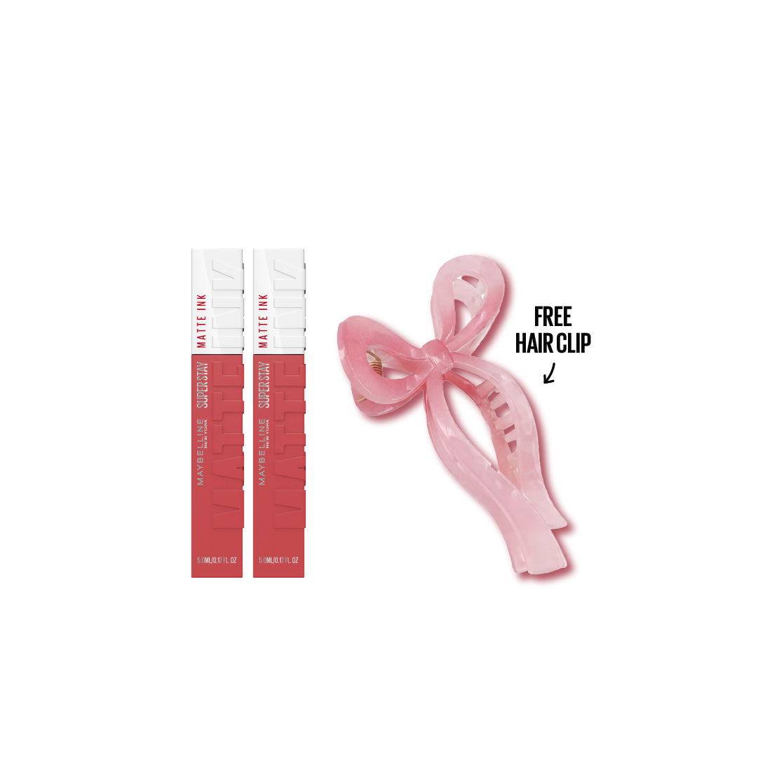Superstay Matte Ink Liquid Long Lasting Lipstick-Up To 16 Hours Of Stay Duo