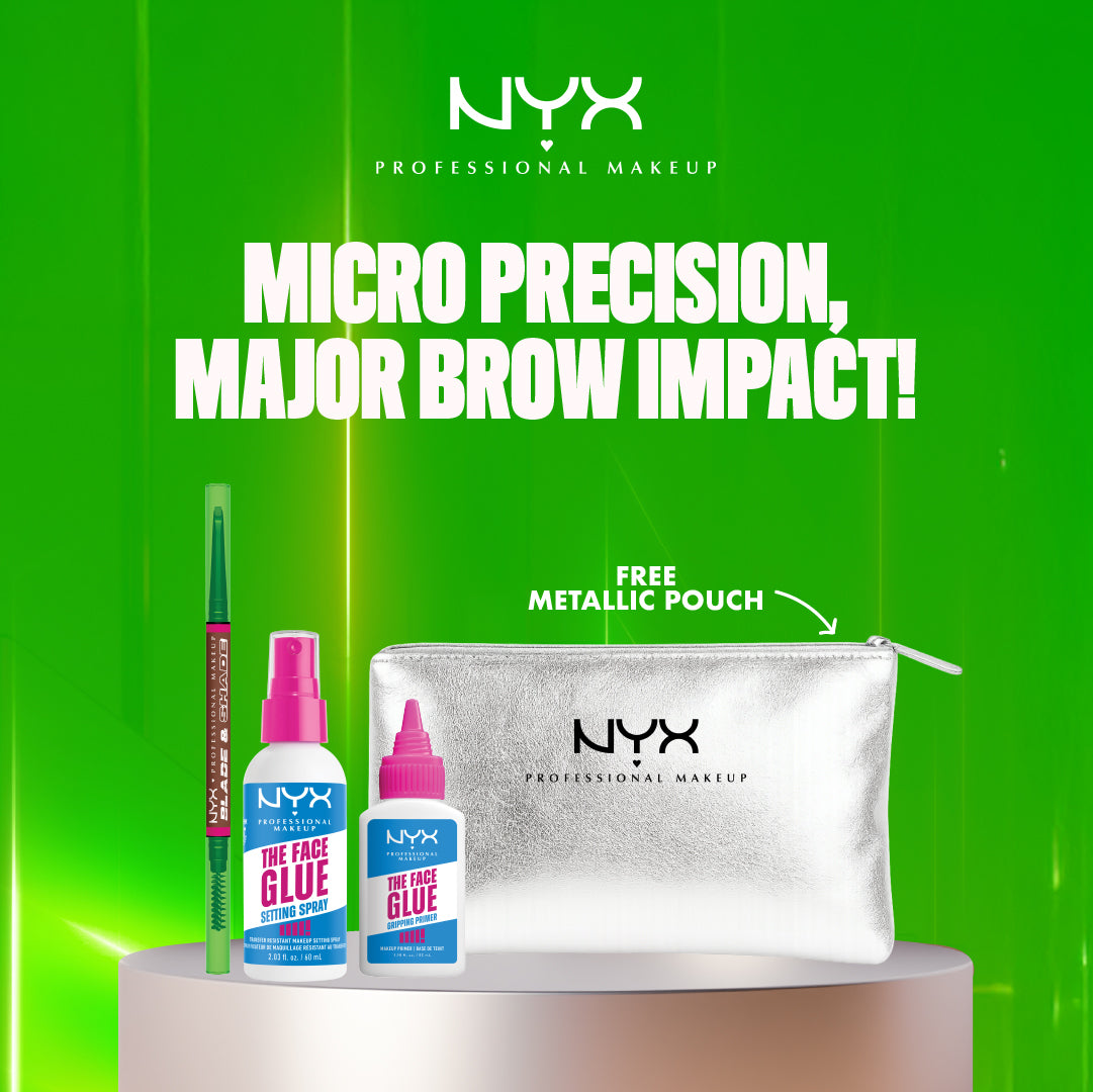 Blade & Shade, Dual Edged Brow Pencil & The Face Glue Setting Spray & The Face Glue Primer Trio
