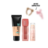 Super Stay Teddy Tint & Fit Me Matte Poreless Liquid Foundation & Stix Multi-Use Face Stick Trio