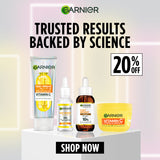 Fast Bright Serum Cleanser & Skin Active Fast Bright Day Serum & Garnier Fast Bright Overnight Serum  & Vitamin C Fresh & Bright Cream Offer
