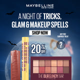 Super Stay Vinyl Ink Long lasting Lipstick & The Colossal Bubble Washable Mascara & The Burgundy Bas Eyeshadow Palette Trio