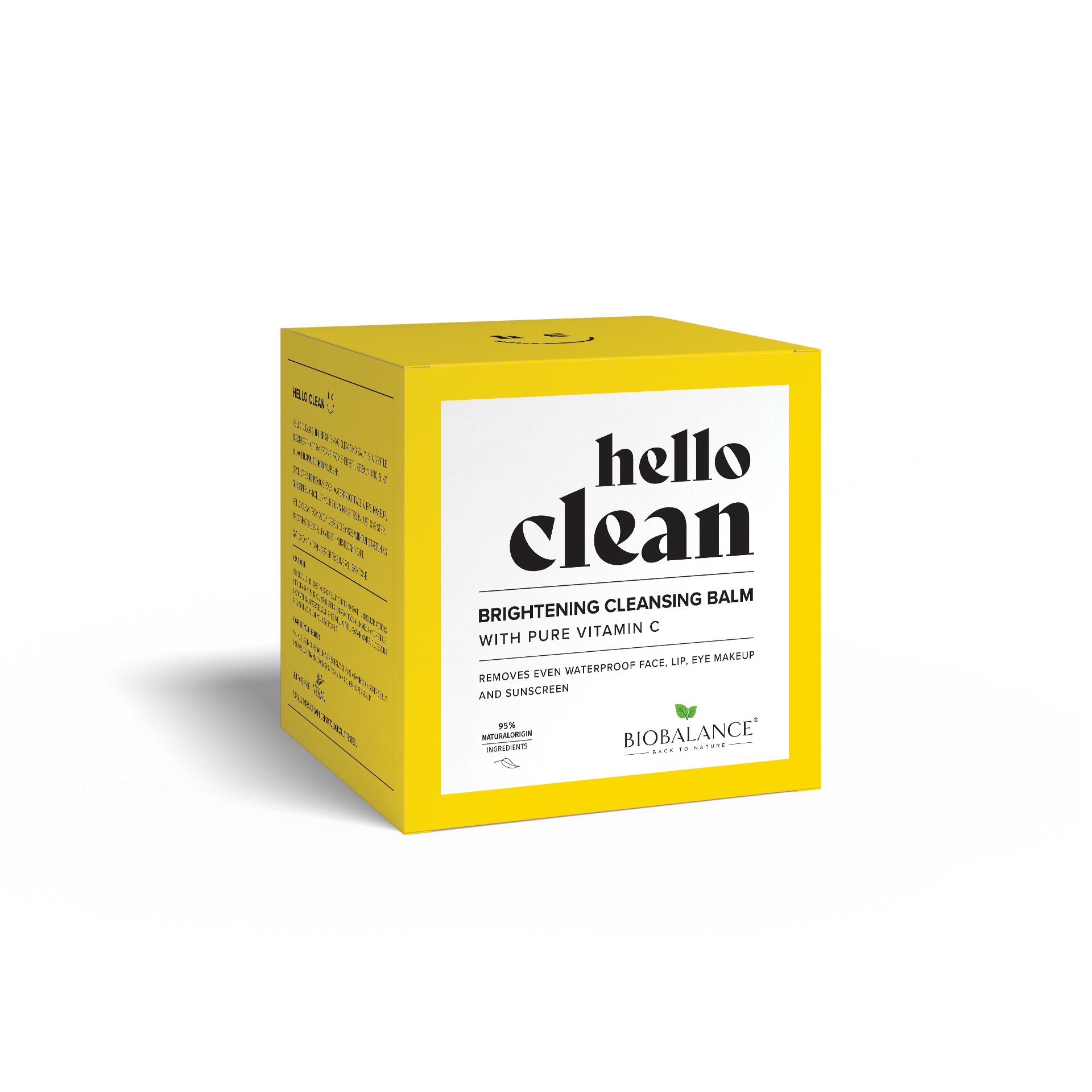 Hello Clean Brightening Cleansing Balm With Pure Vitamin C - For All Skin Types