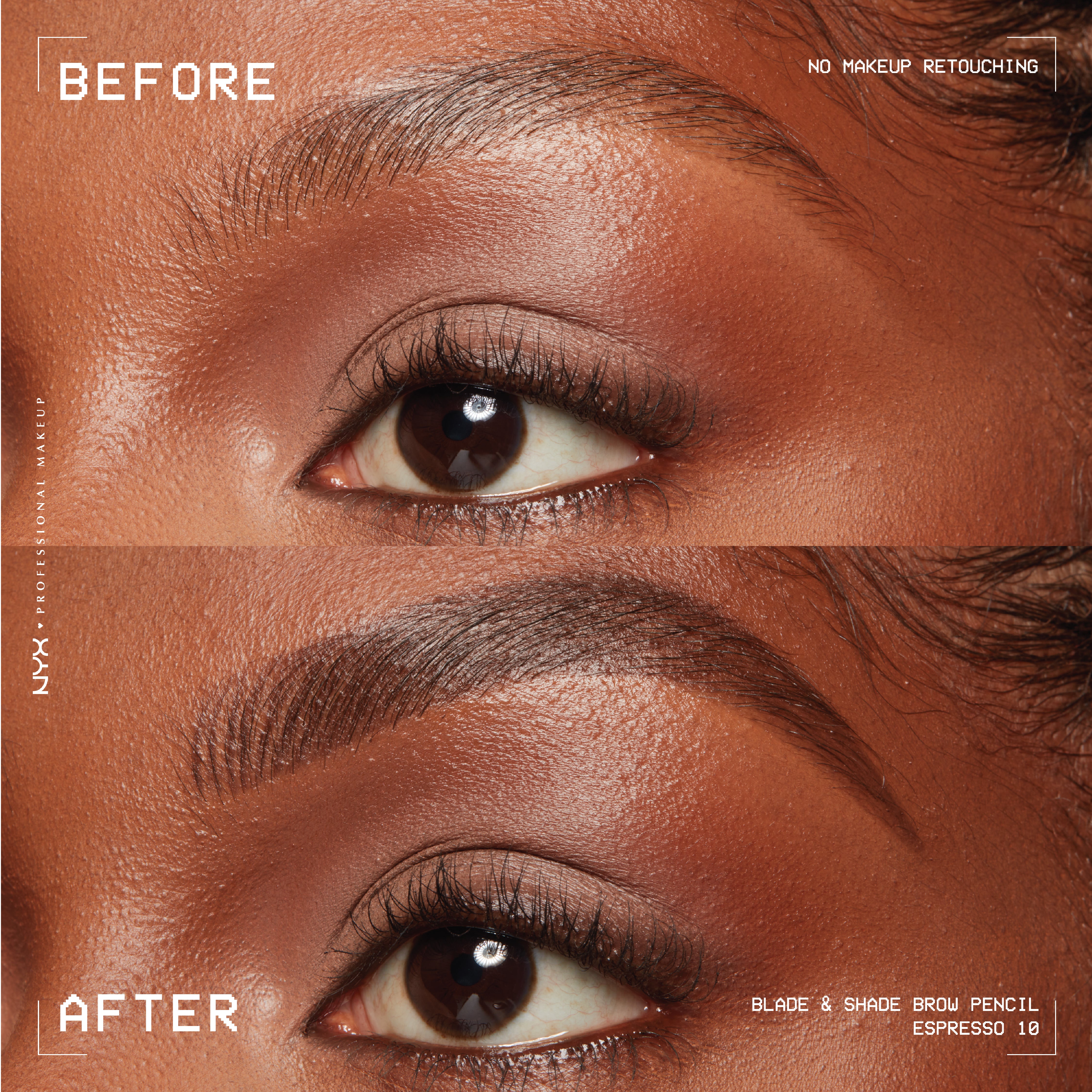 Blade & Shade, Dual Edged Brow Pencil, Up to 16HR wear, Smooth-glide pigment