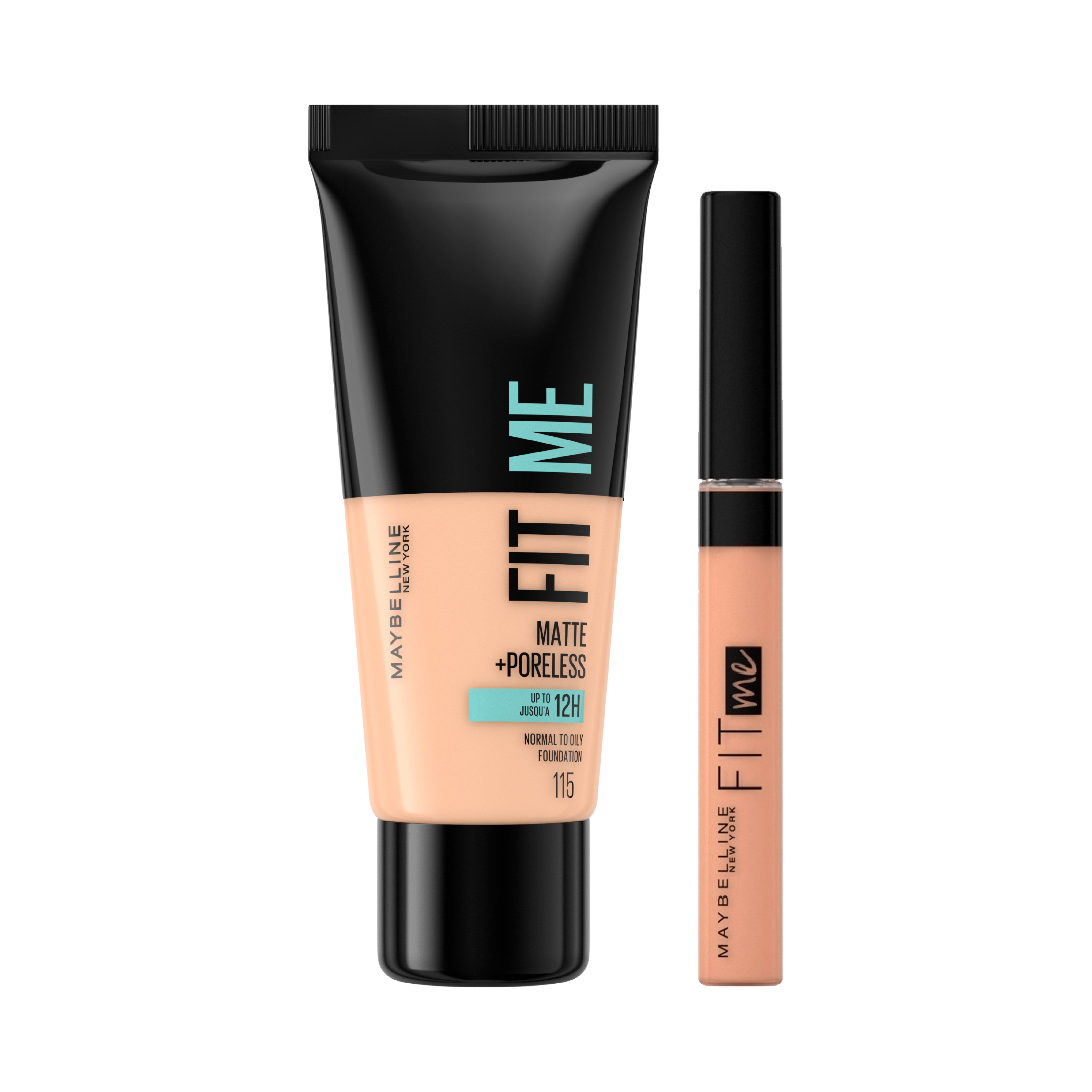 Fit Me Matte Poreless Liquid Foundation & Flawless Fit Me Concealer Duo