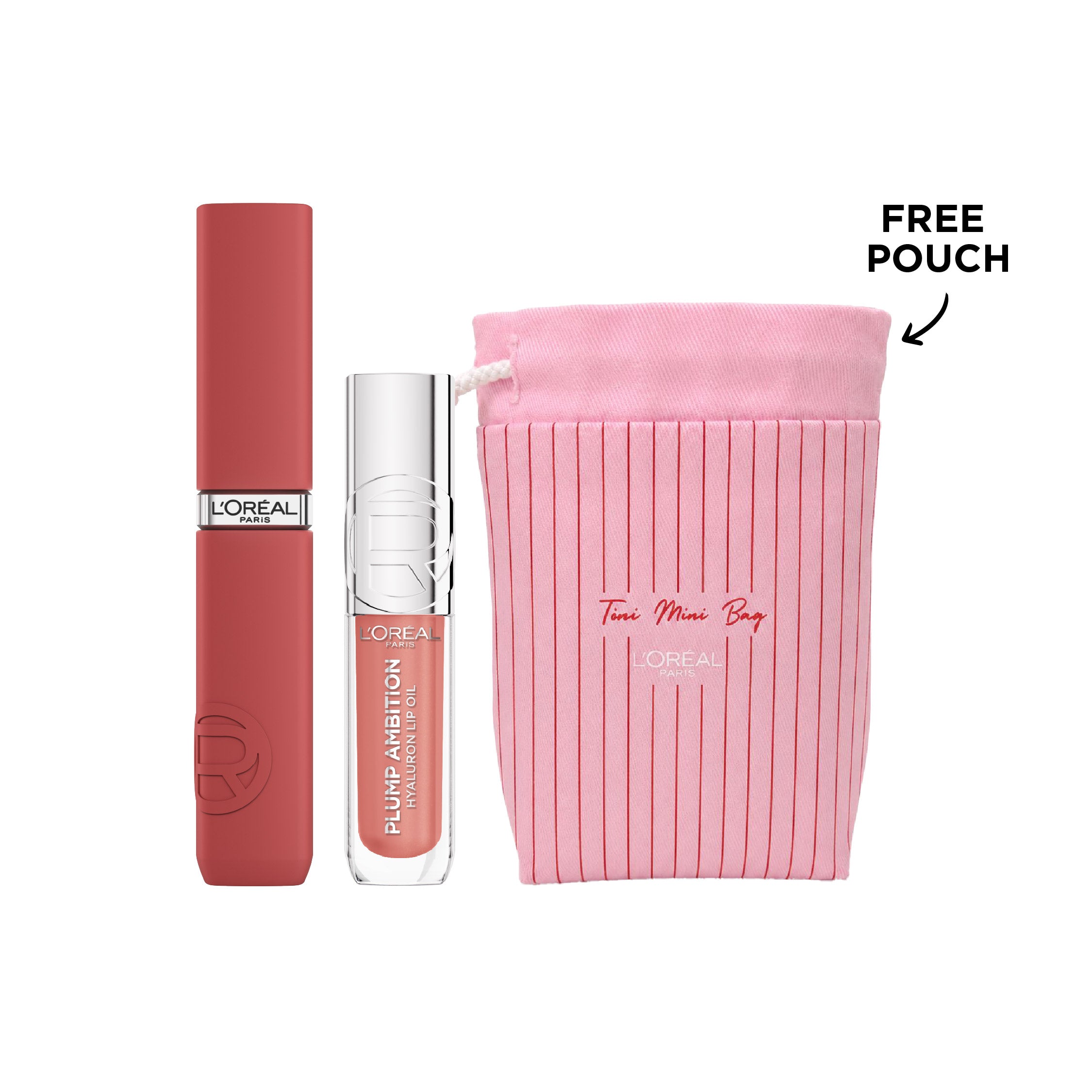 Infallible Matte Resistance Liquid Lipstick & Plump Ambition Hyaluron Lip Oil Duo