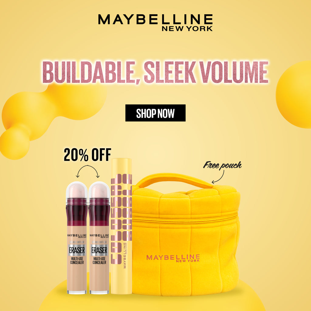 Colossal Bubble Washable Mascara & Double Instant Age Rewind Eraser  Offer