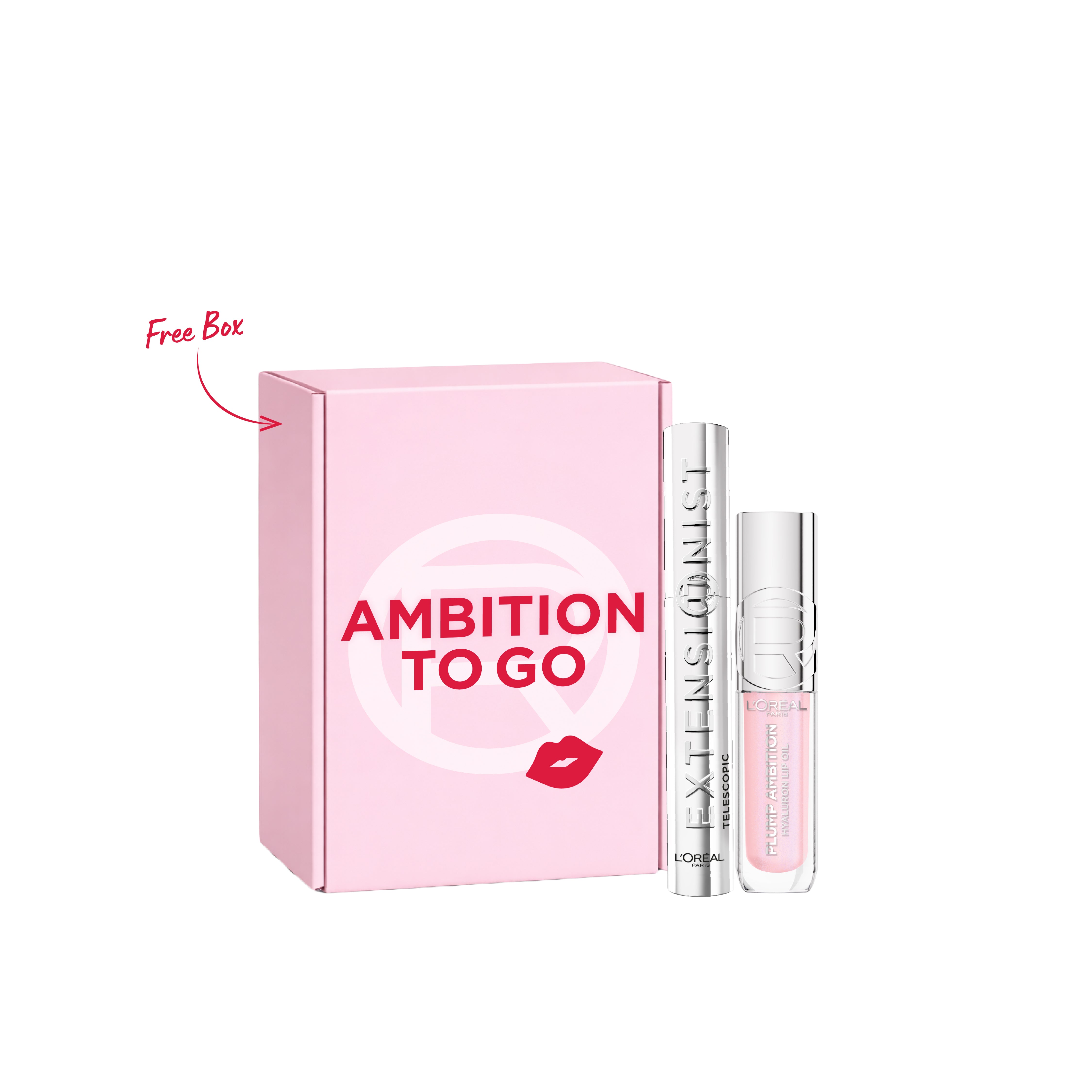 Plump Ambition Hyaluron Lip Oil & Telescopic Extensionist Mascara Duo