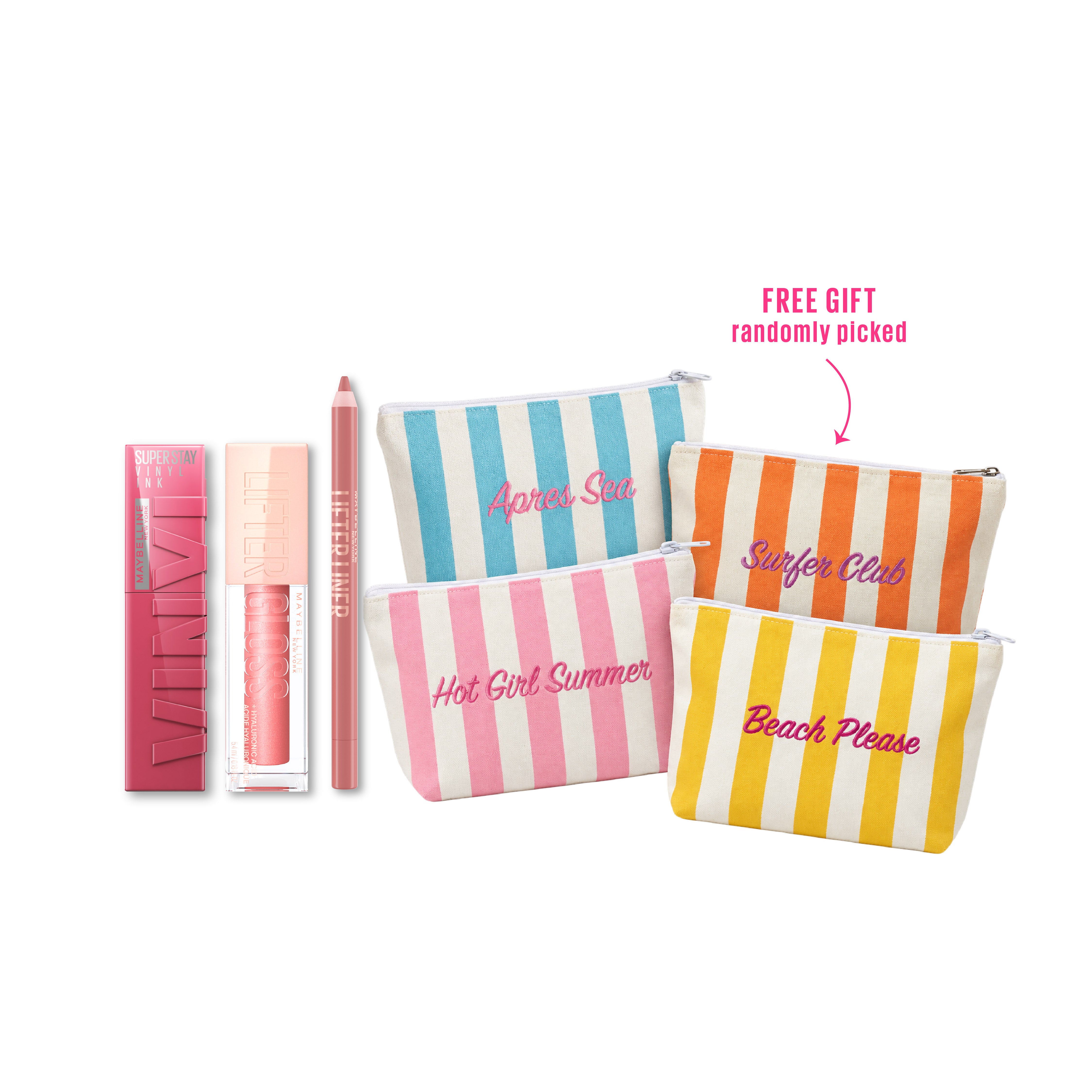 Perfect Trio Lip Combo: Super Stay Vinyl Ink Lipstick & Lifter Gloss Lip Gloss & Lifter Liner Lip Liner Pencil.
