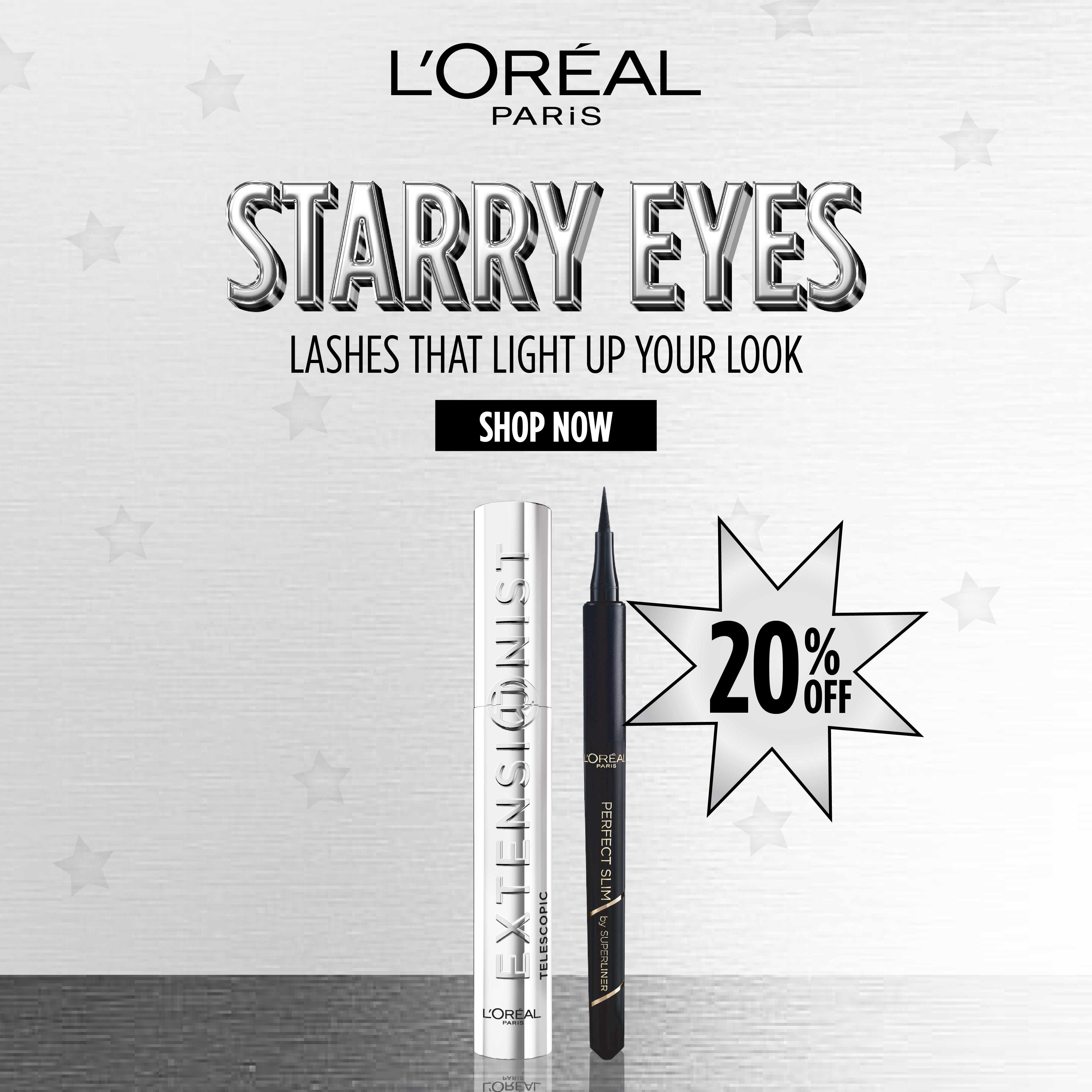 Super Liner Perfect Slim Waterproof Precious Eyeliner &  Telescopic Extensionist Mascara Duo