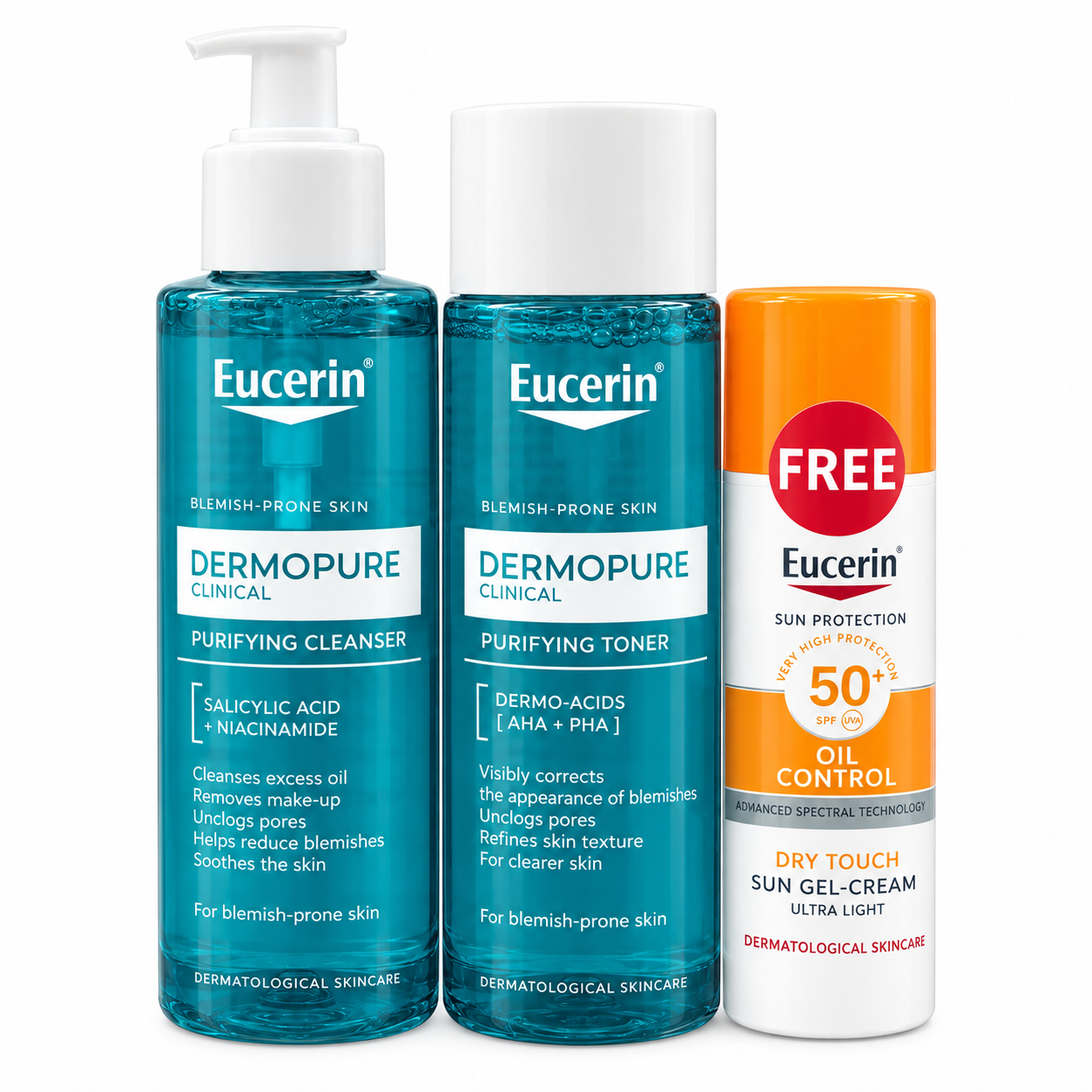 Dermopure Duo Pack + Oil Control SPF50+ Gift