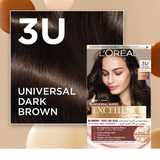 L’Oréal Paris Excellence Crème Universal Nudes Hair Coloration, Ammonia-free Conditioning Coloration with Micro Keratin for Long-lasting 100% Grey Coverage Natural Coloration