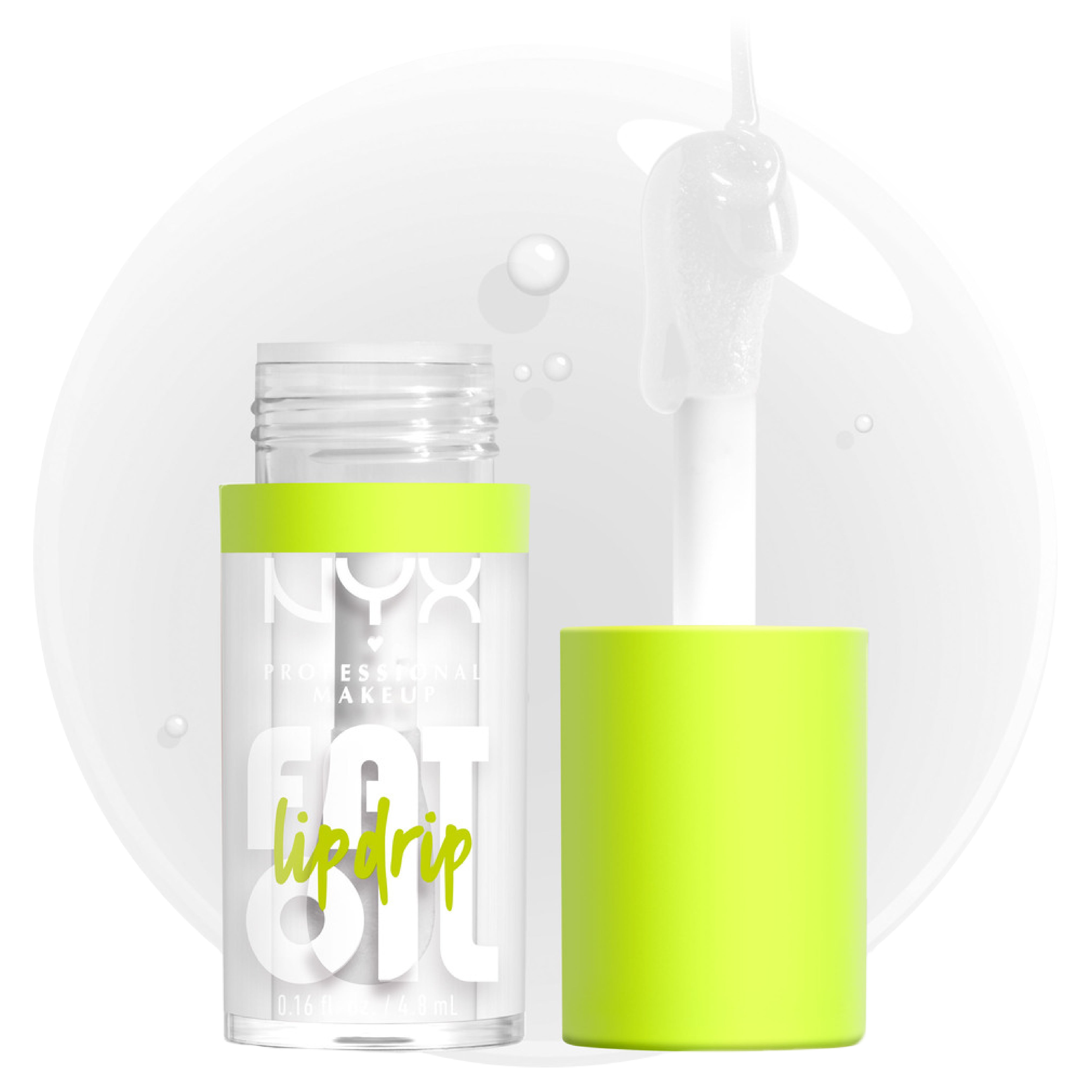 Fat Oil Lip Drip, Moisturizing, Shiny, Vegan Tinted Lip Gloss, Non-Sticky Finish, 12H Hydration, Squalane, Raspberry and Cloudberry Oils